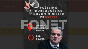 Protest zbog dolaska ministra